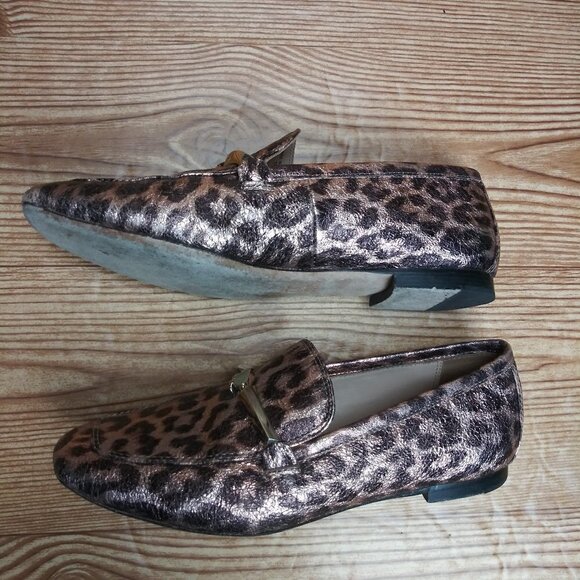 KATE SPADE NEW YORK Lana bronze flats loafers women's size 7M - Picture 3 of 11